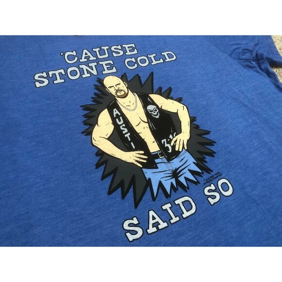 WWE x HOMAGE Stone Cold Steve Austin SAID SO t-shirt sz XL wwf vtg rock raw 3:16 - Picture 3 of 5